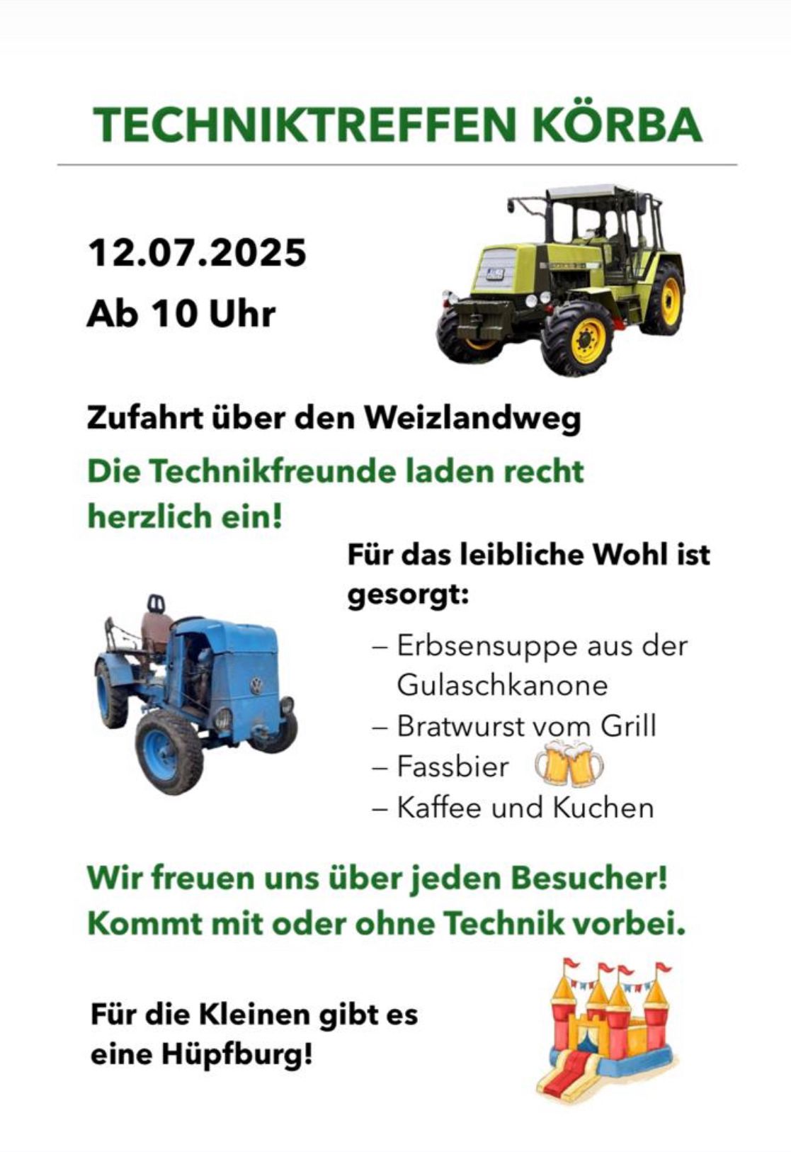 Techniktreffen Körba Lanz-Bulldog-Club-MC Lindena e.V.